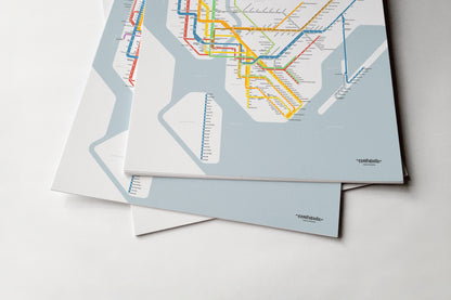 NYC Subway / Light Mode System Map