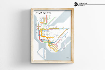 NYC Subway / Light Mode System Map