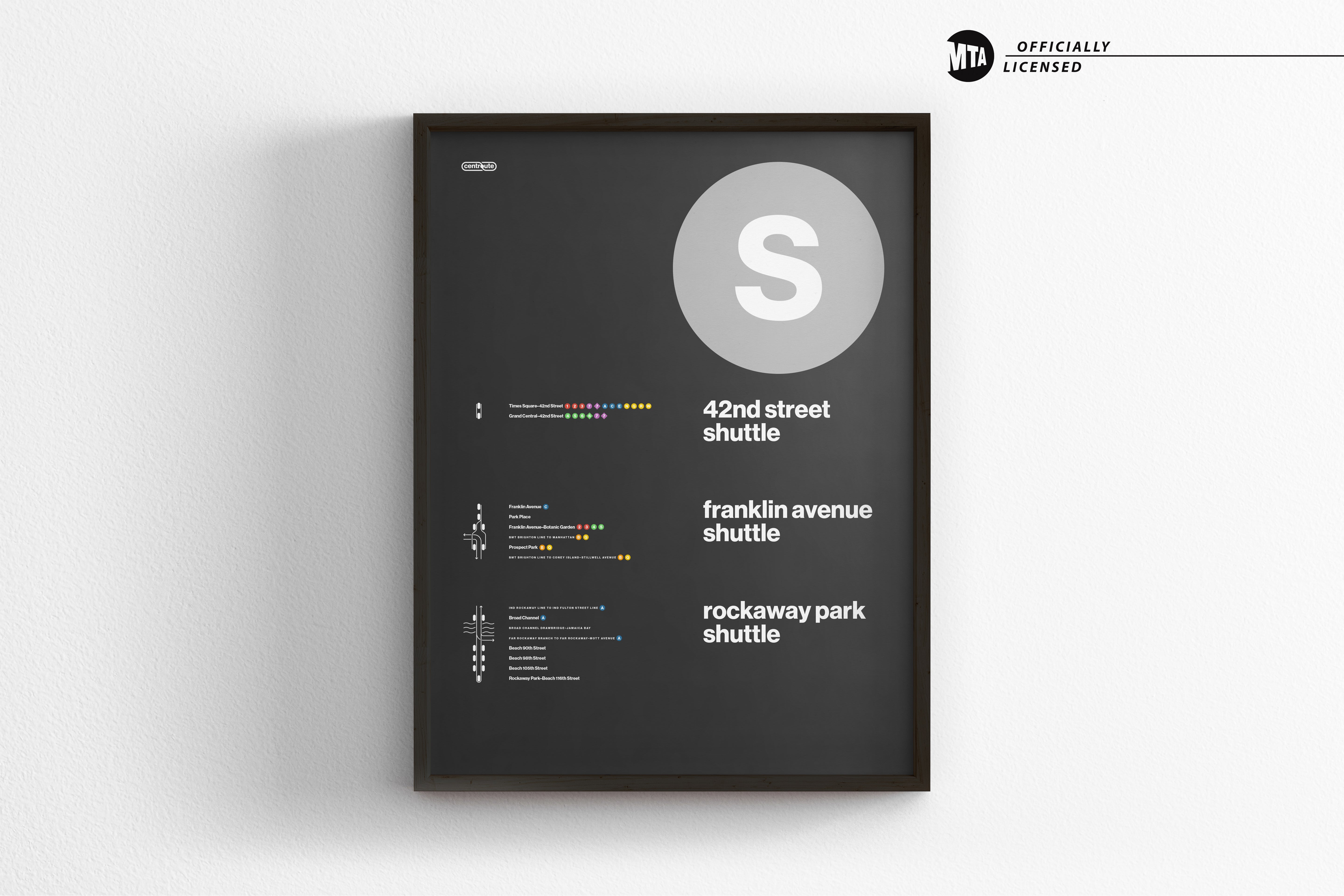 S Train Shuttle Map / NYC Subway
