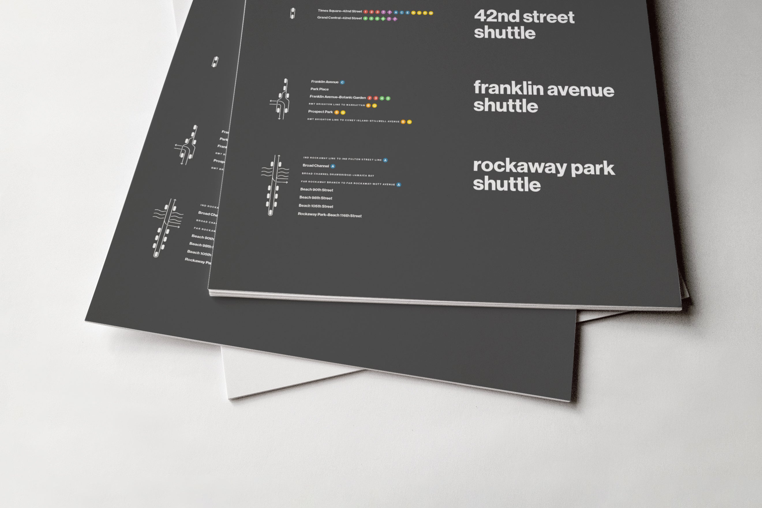 S Train Shuttle Map / NYC Subway