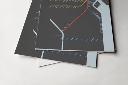 New Jersey Transit / Dark Mode System Map