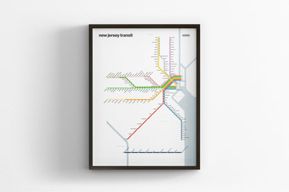 New Jersey Transit / Light Mode System Map