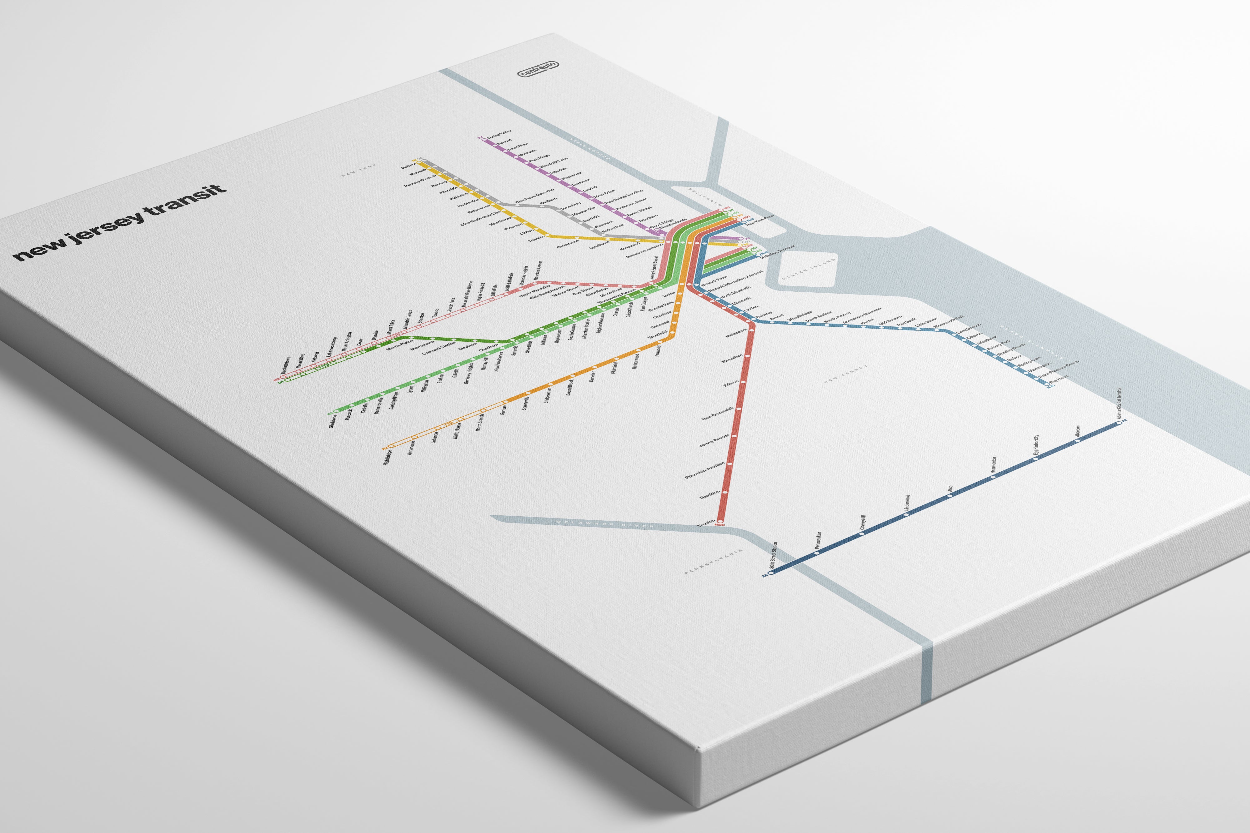 New Jersey Transit / Light Mode System Map