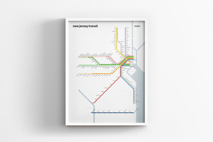 New Jersey Transit / Light Mode System Map