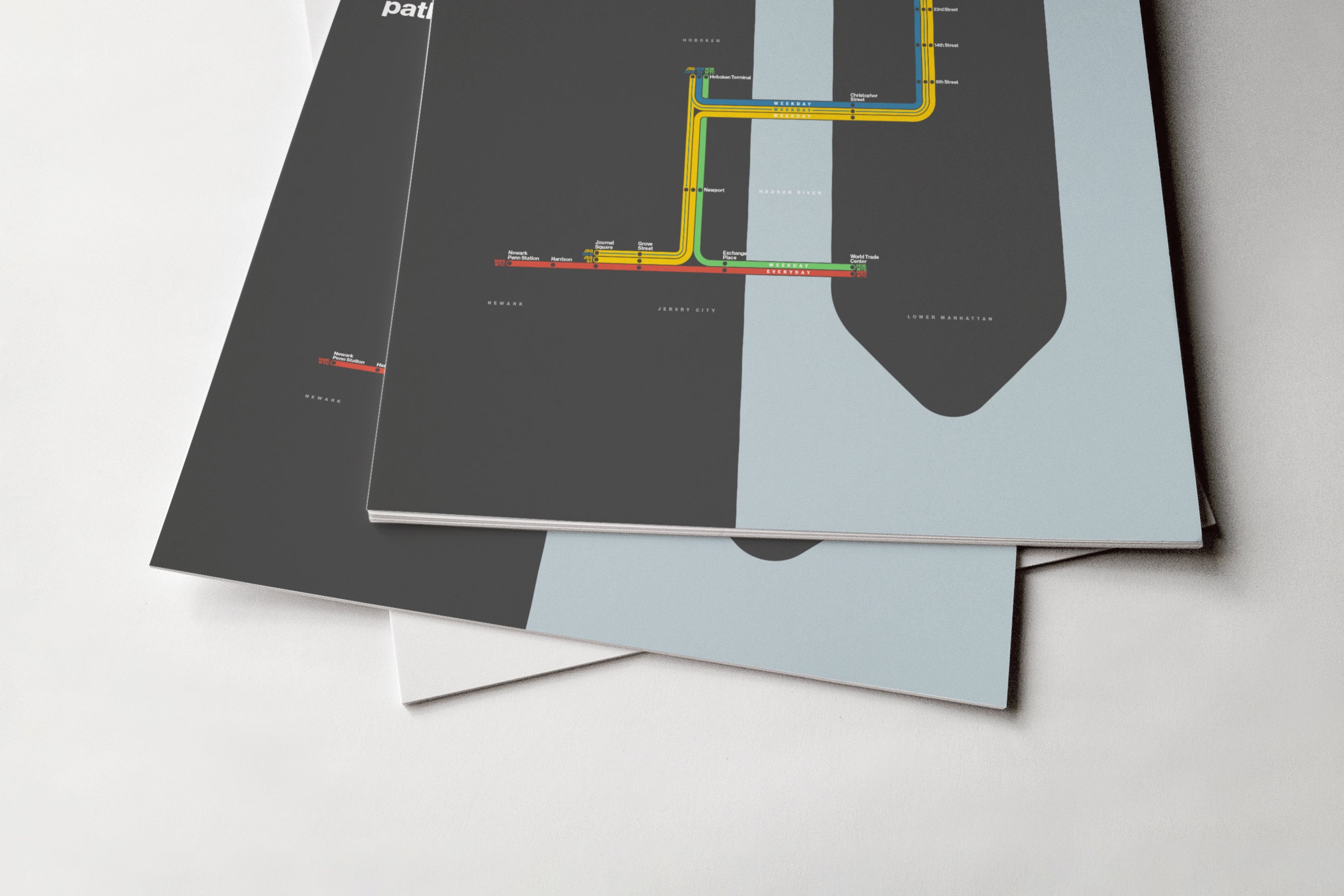 PATH Rail / Dark Mode System Map