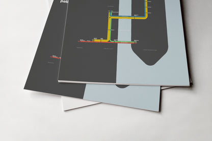 PATH Rail / Dark Mode System Map