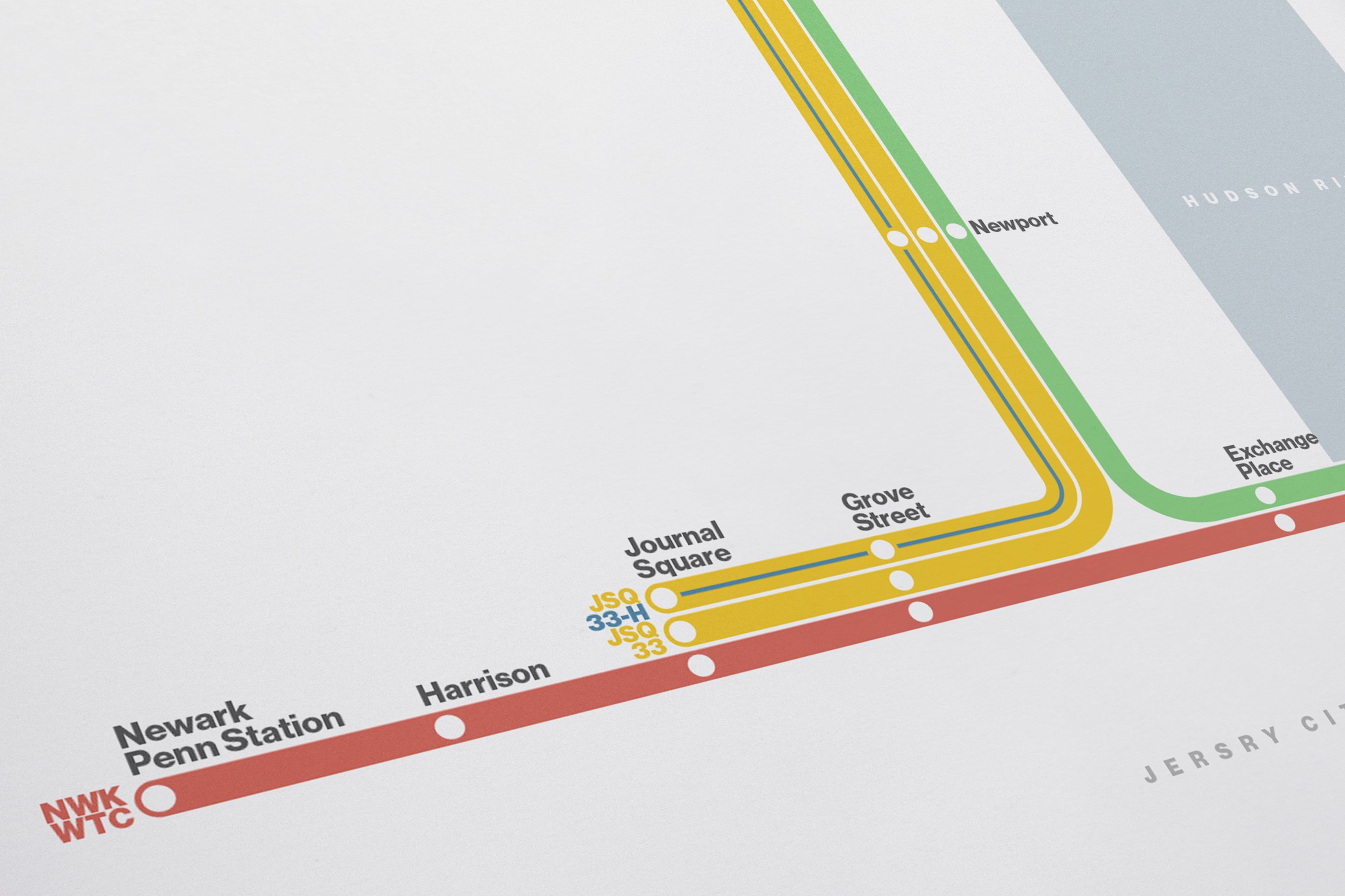 PATH Rail / Light Mode System Map