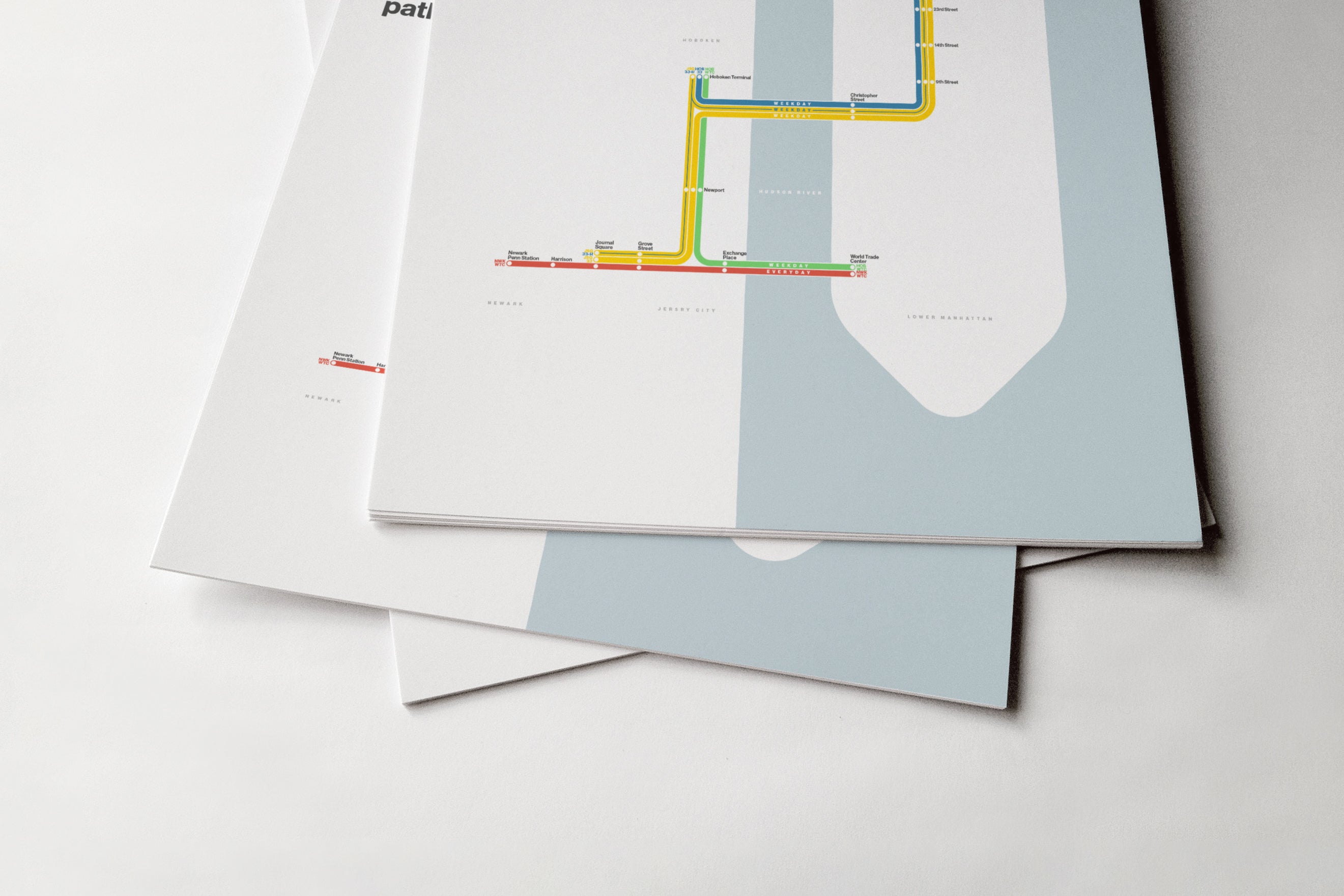 PATH Rail / Light Mode System Map