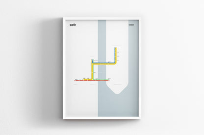 PATH Rail / Light Mode System Map