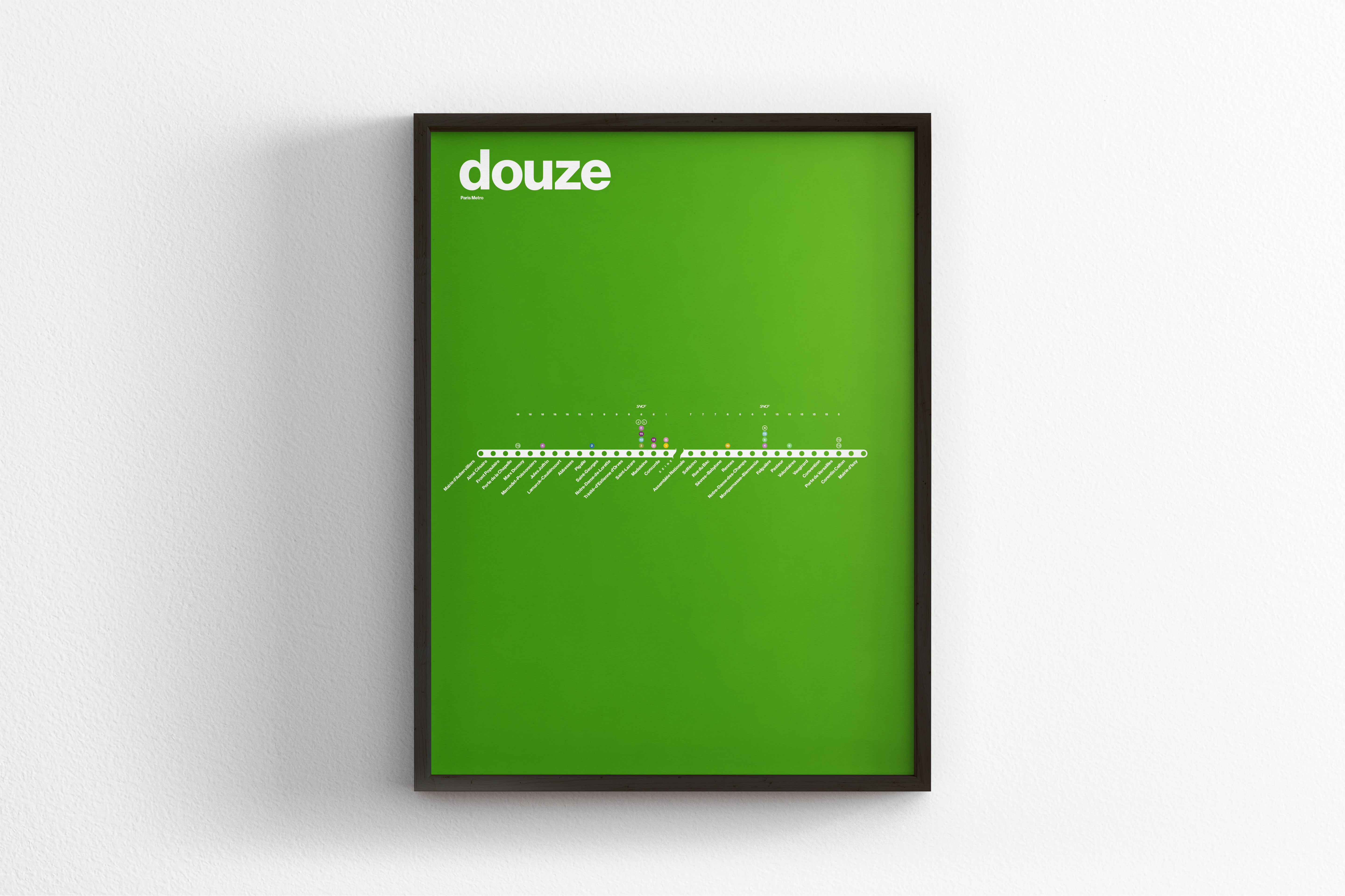 Line 12 Map / Paris Metro