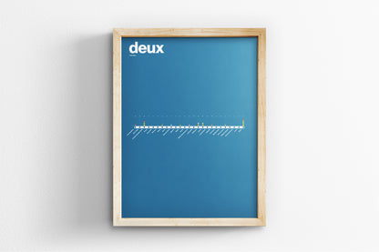 Line 2 Map / Paris Metro