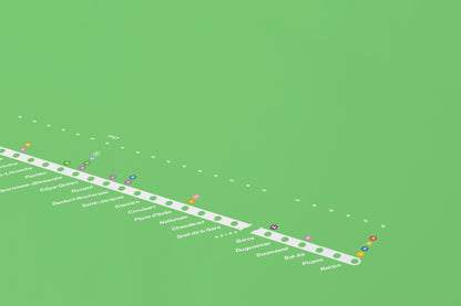 Line 6 Map / Paris Metro