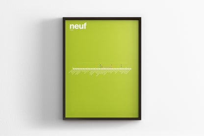 Line 9 Map / Paris Metro