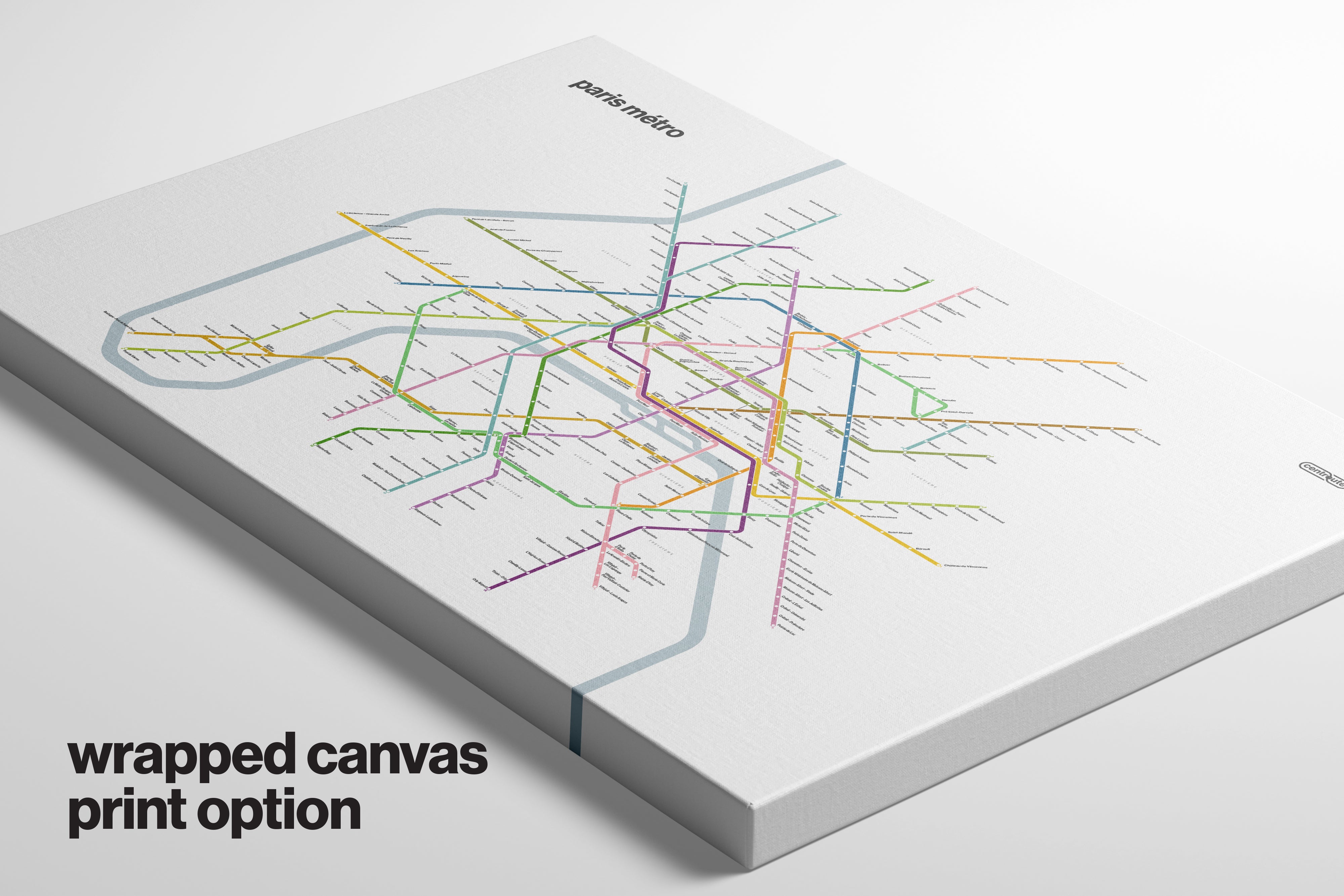 Paris Metro / Light Mode System Map