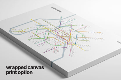 Paris Metro / Light Mode System Map