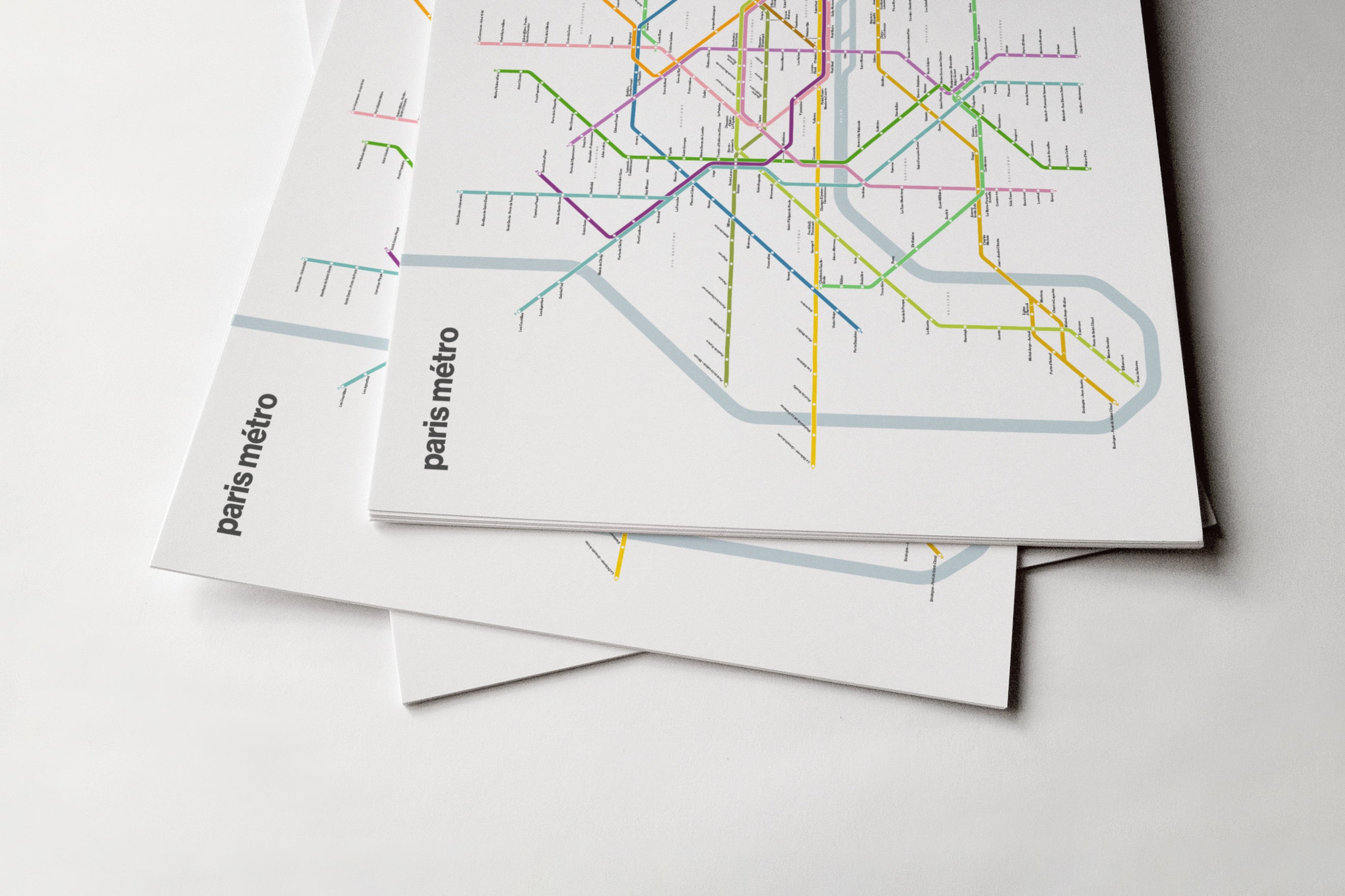 Paris Metro / Light Mode System Map