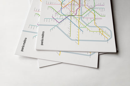 Paris Metro / Light Mode System Map
