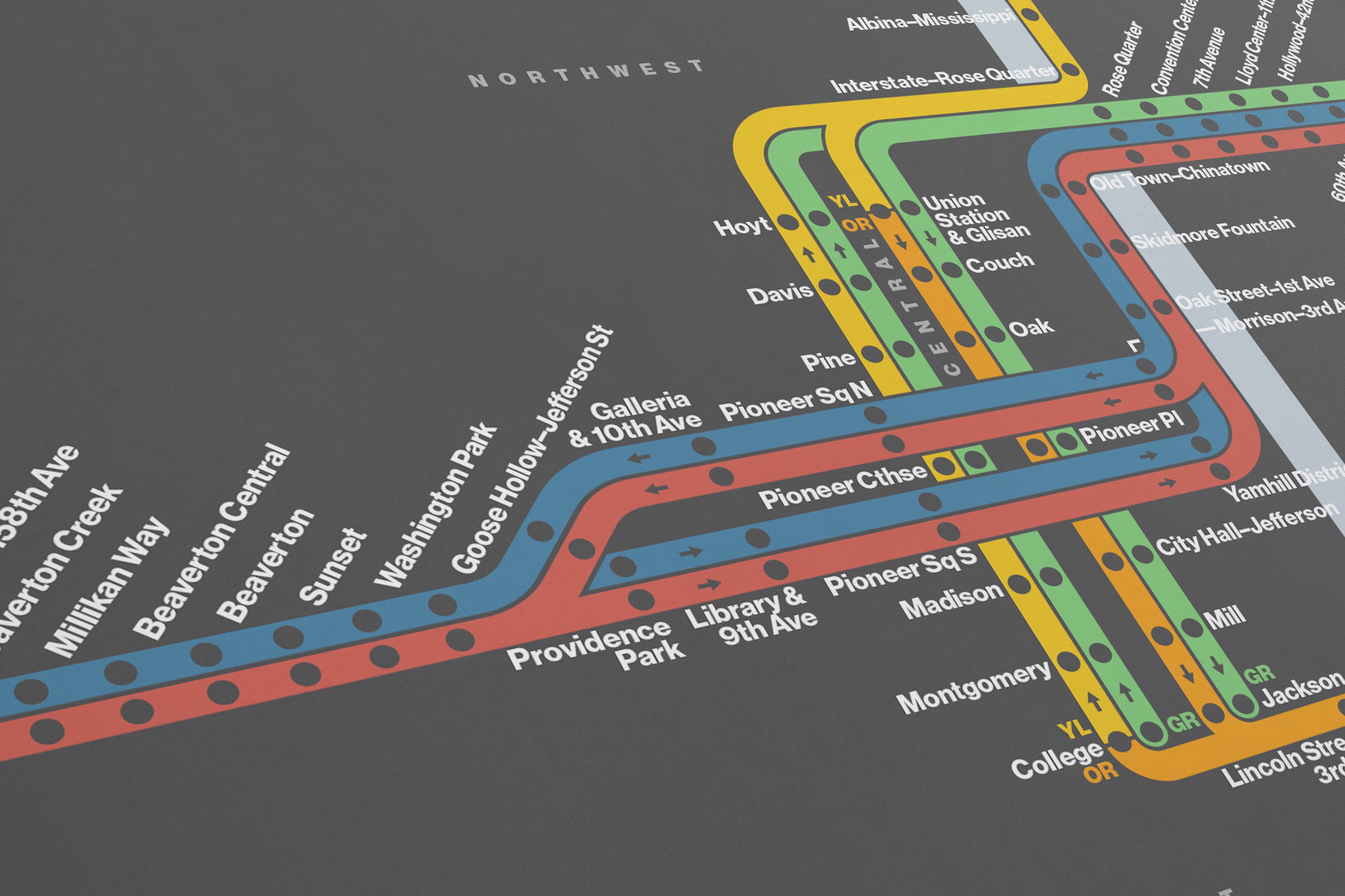 Portland Max / Dark Mode System Map