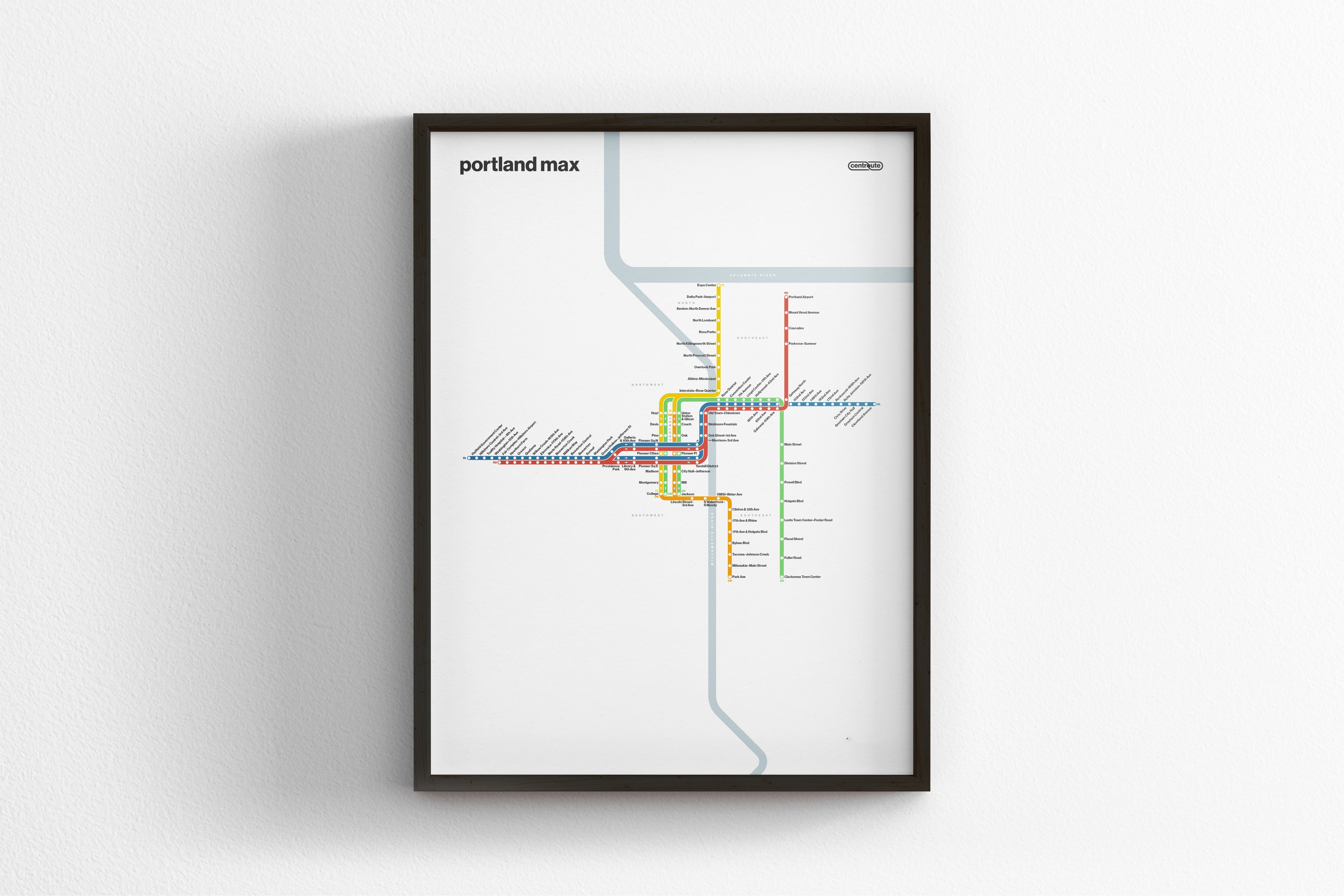 Portland Max Map – Light Mode