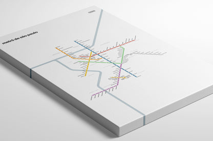 São Paulo Metro / Light Mode System Map