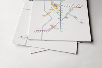 São Paulo Metro / Light Mode System Map