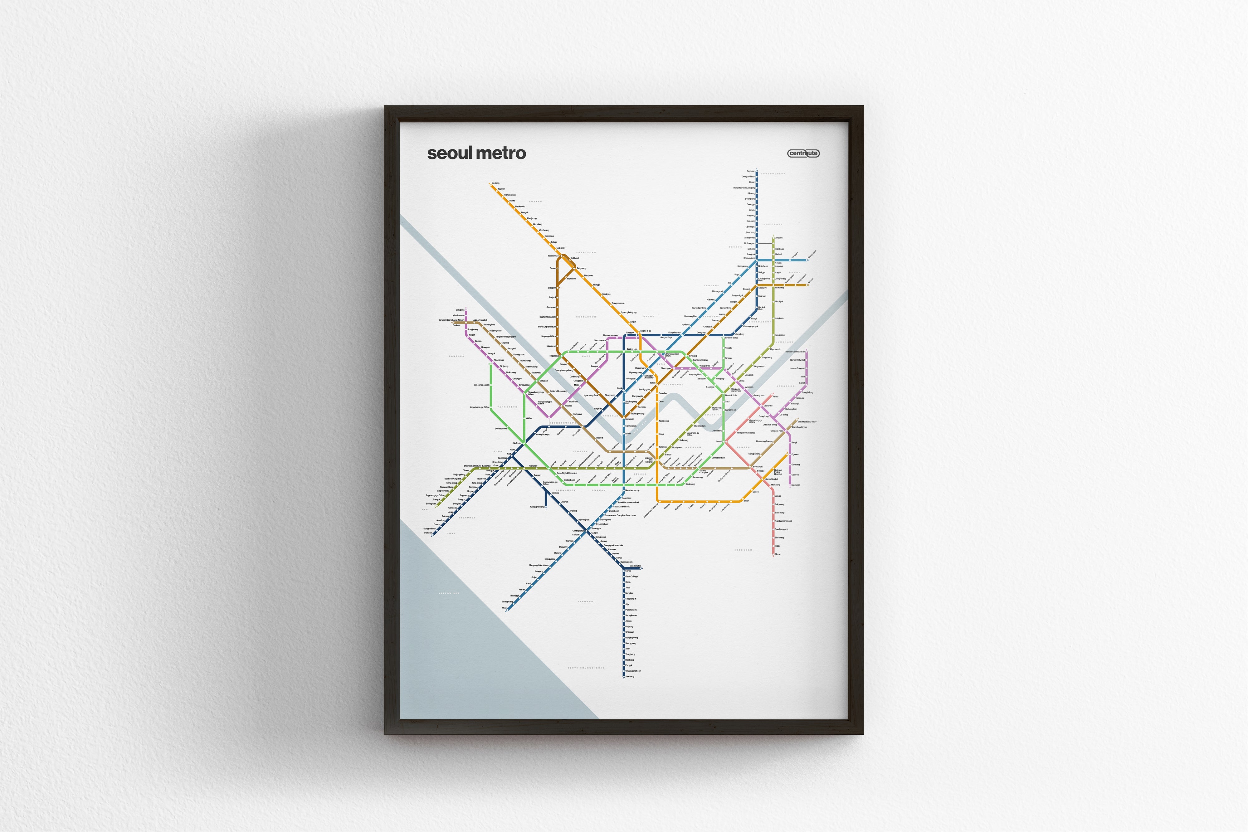 Seoul Metro 서울교통공사 / Light Mode System Map / English