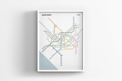 Seoul Metro 서울교통공사 / Light Mode System Map / English