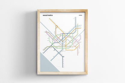Seoul Metro 서울교통공사 / Light Mode System Map / English