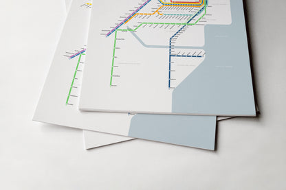 Sydney Trains / Light Mode System Map