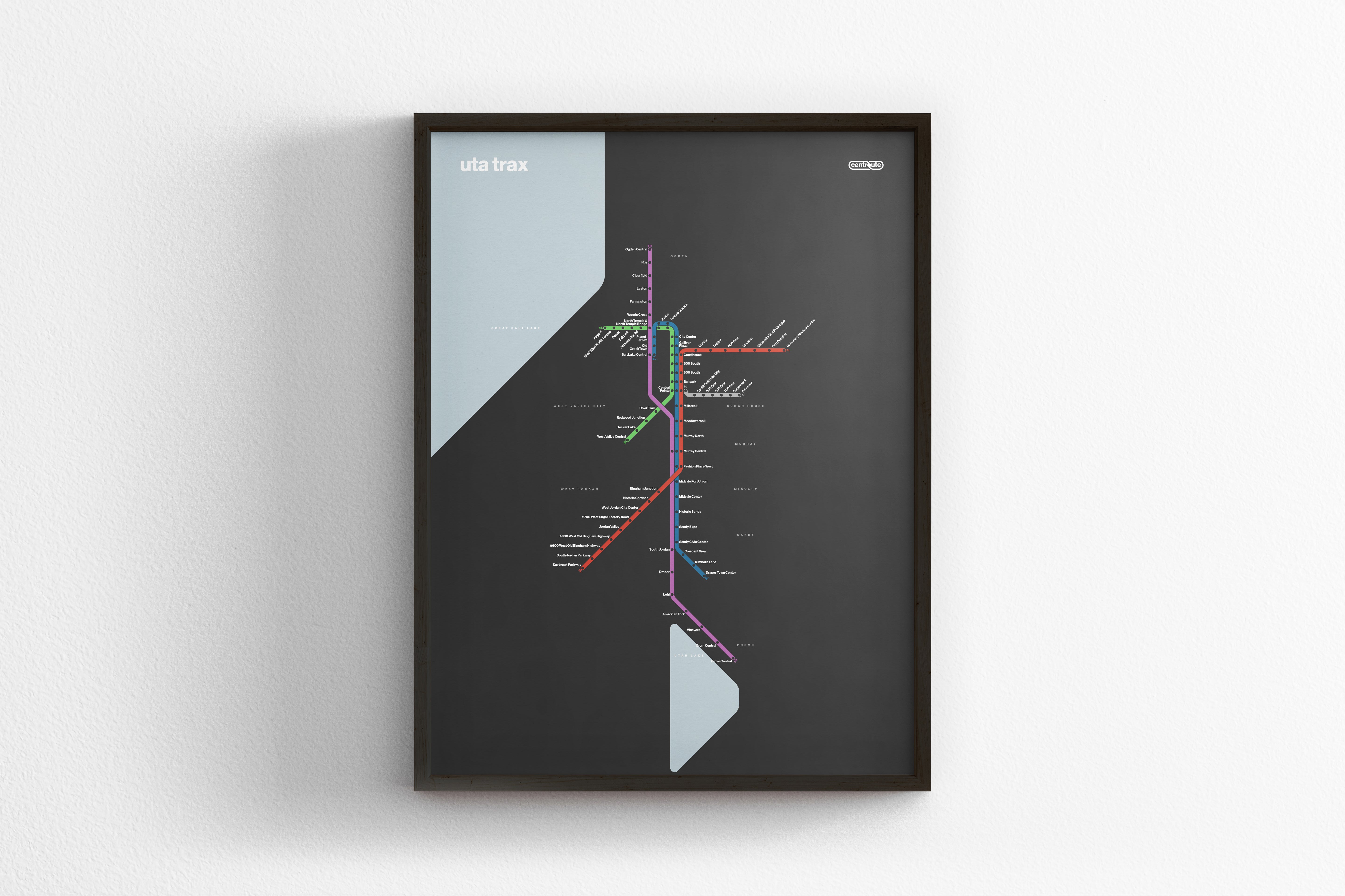Utah Trax / Dark Mode System Map