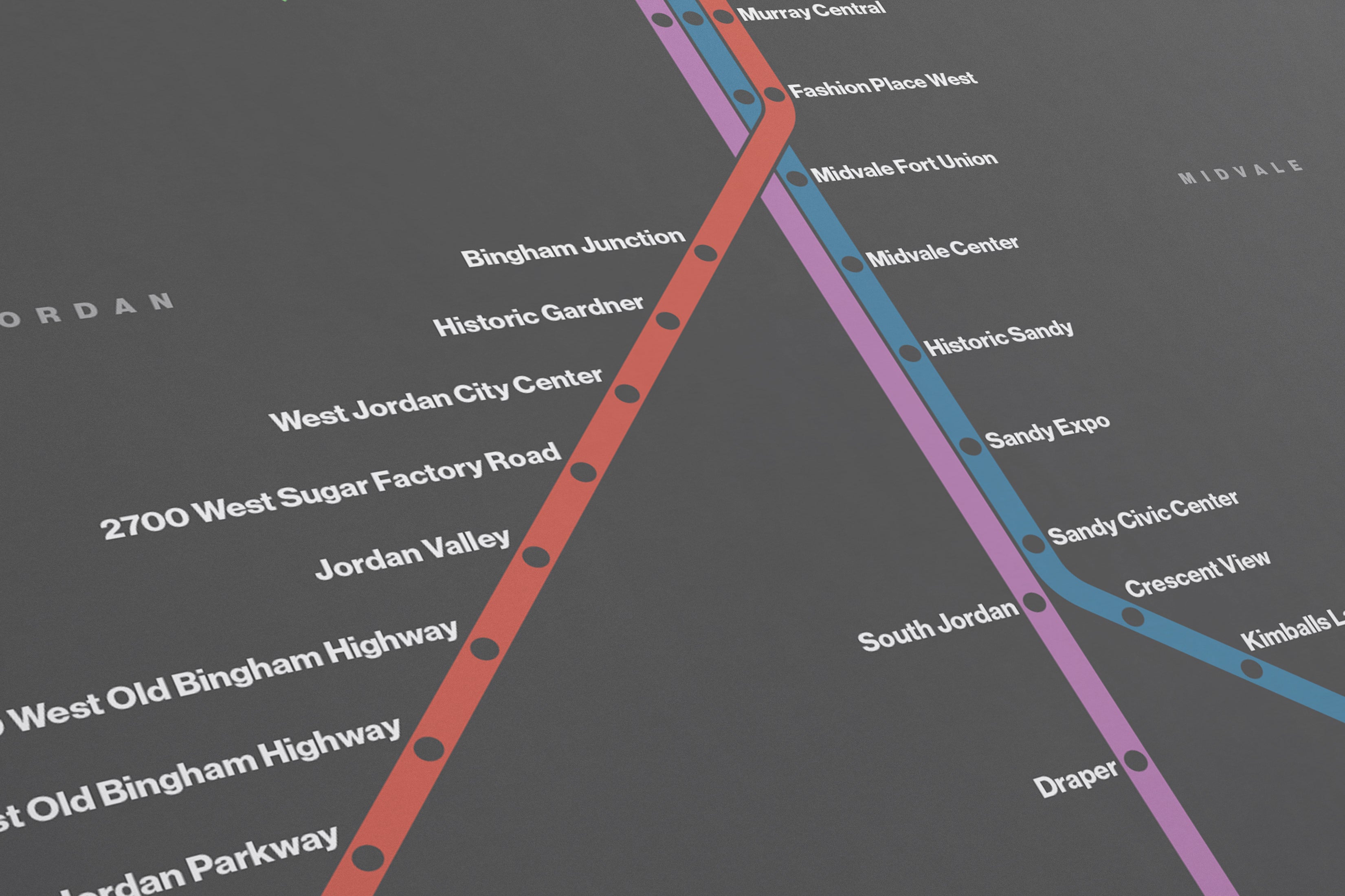 Utah Trax / Dark Mode System Map