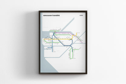 Vancouver Translink / Light Mode System Map