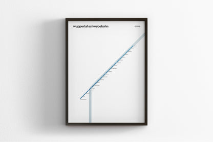 Wuppertal Schwebebahn / System Map