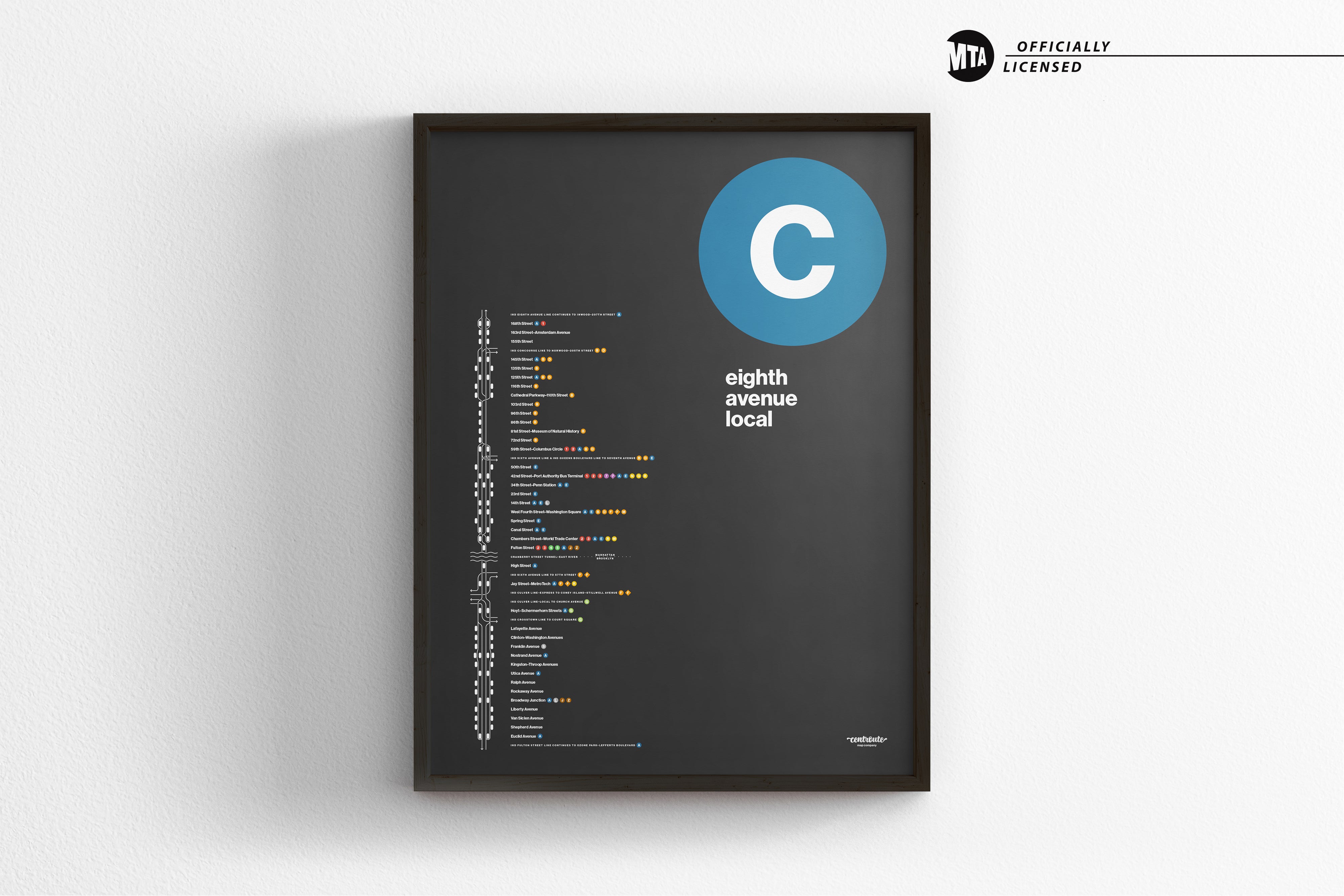 C Train Map / NYC Subway