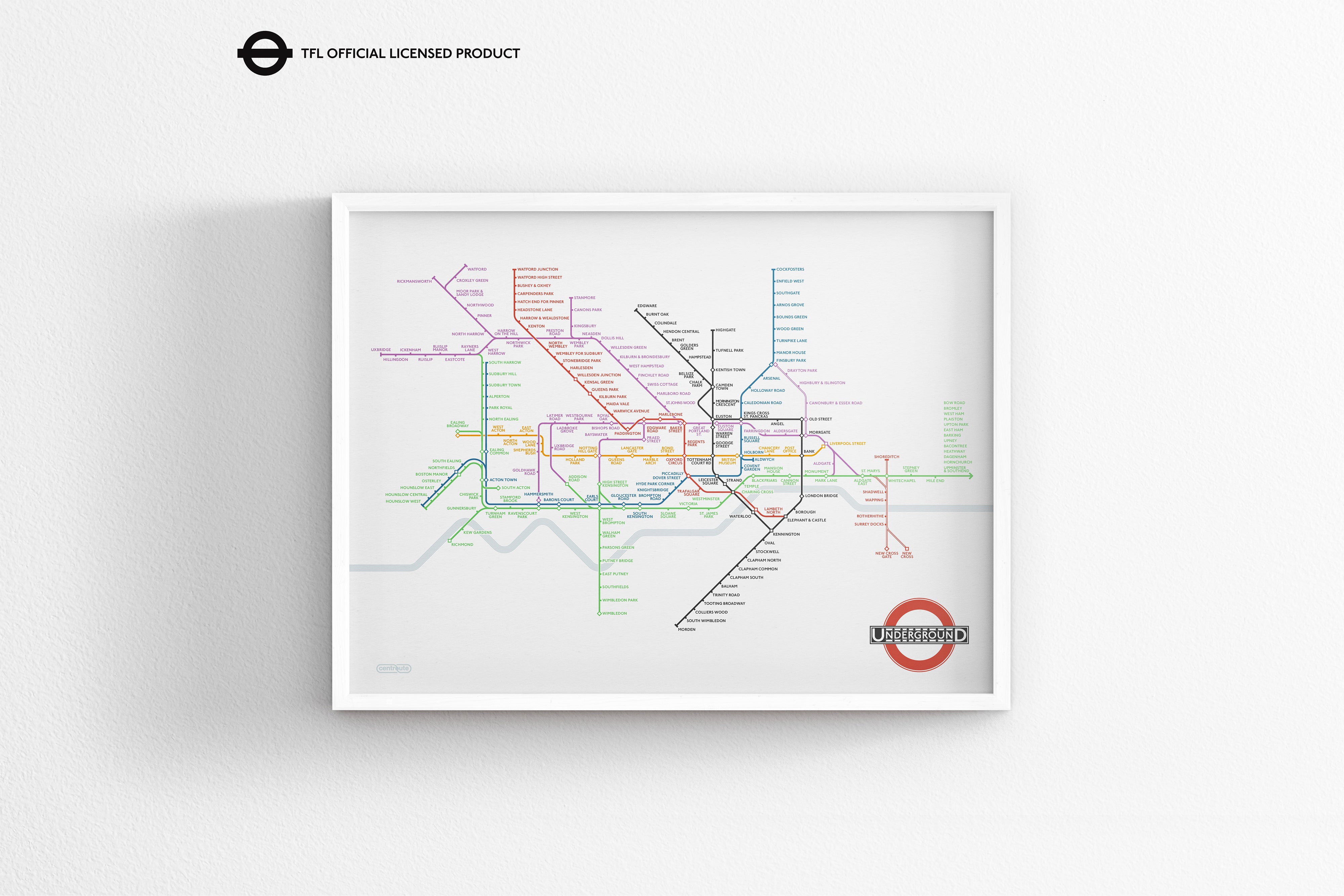 London Underground / 1933 System Map