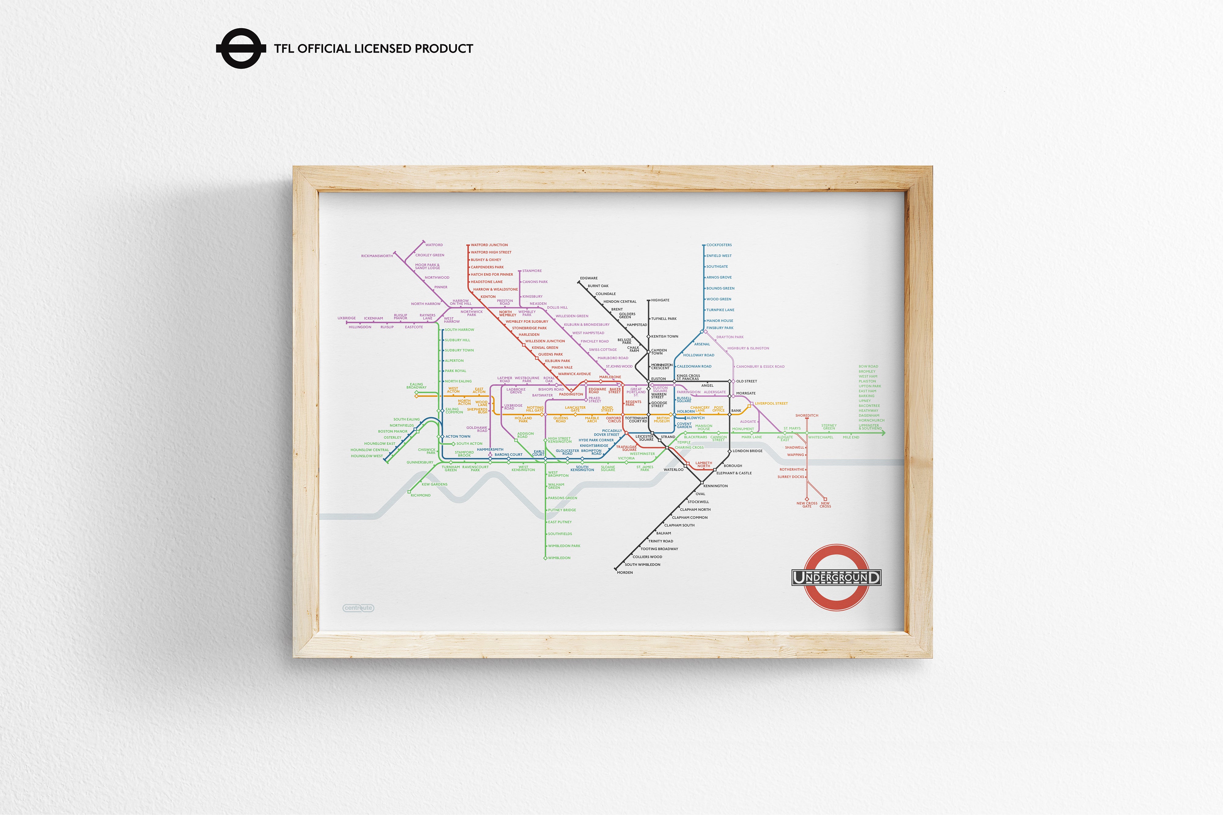London Underground / 1933 System Map