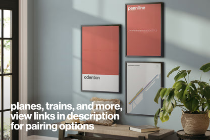Penn Line Map / MARC