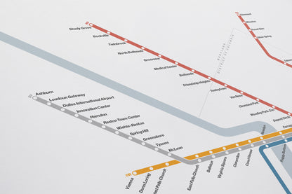 DC Metro / Light Mode Map