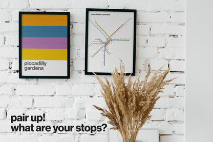 Manchester Metrolink / Light Mode System Map