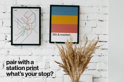 SEPTA Rail / Light Mode System Map