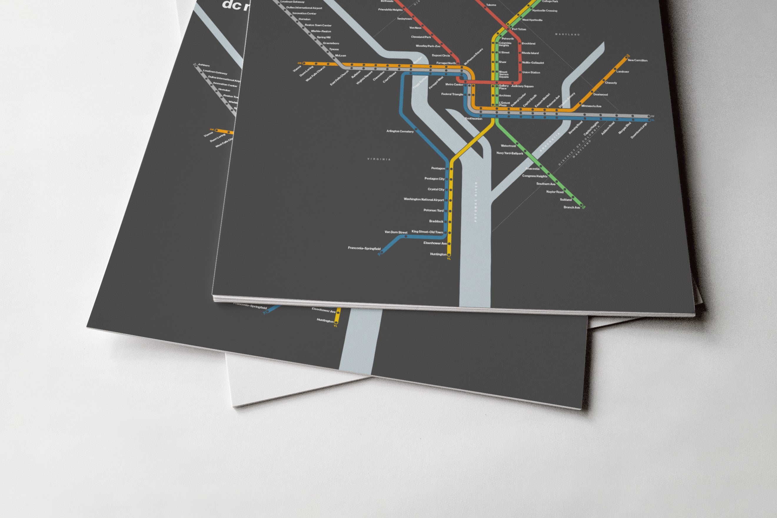 DC Metro / Dark Mode Map