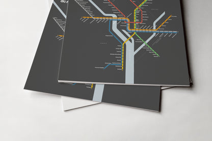 DC Metro Map – Dark Mode