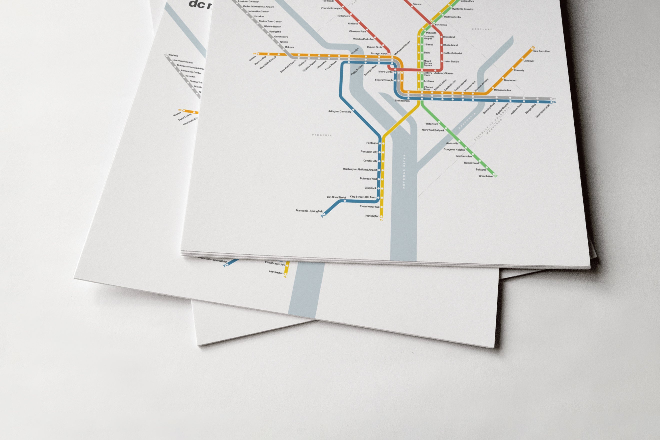 DC Metro / Light Mode Map
