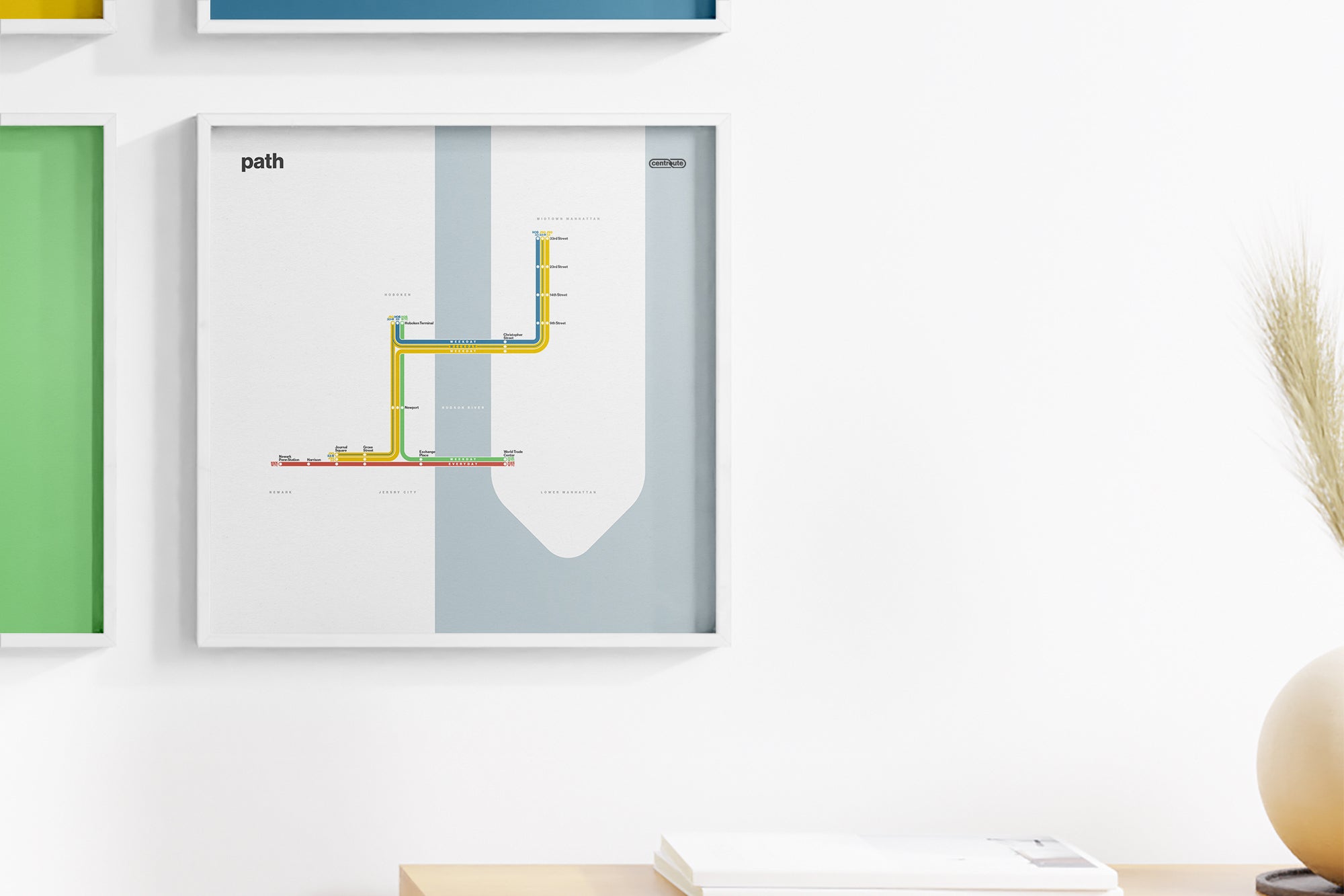 PATH Rail / Light Mode System Map