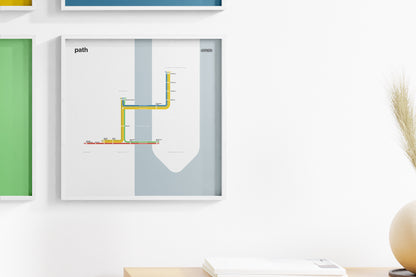 PATH Rail / Light Mode System Map
