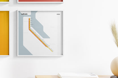 Caltrain / Light Mode System Map