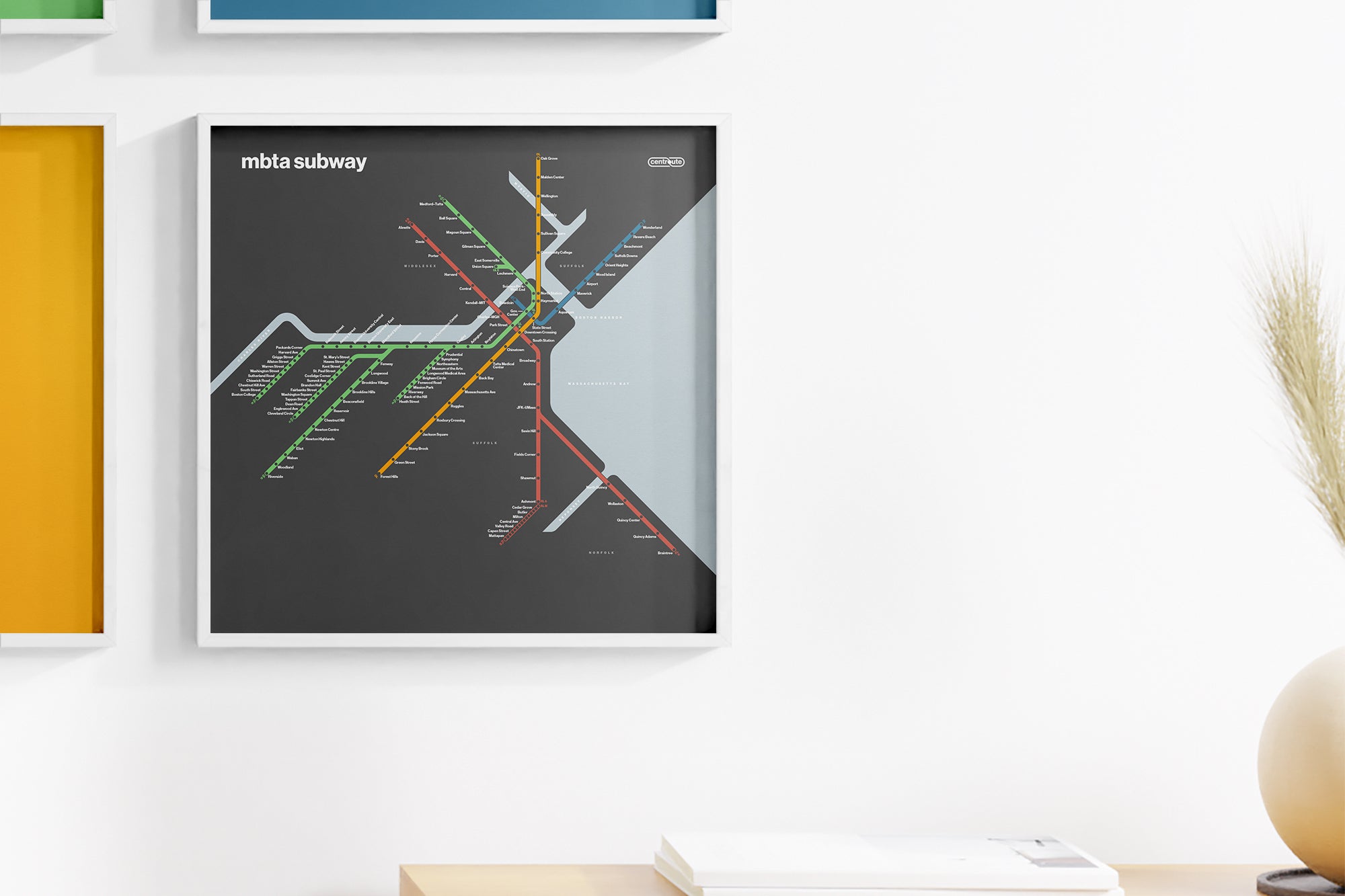 Boston T / Dark Mode System Map