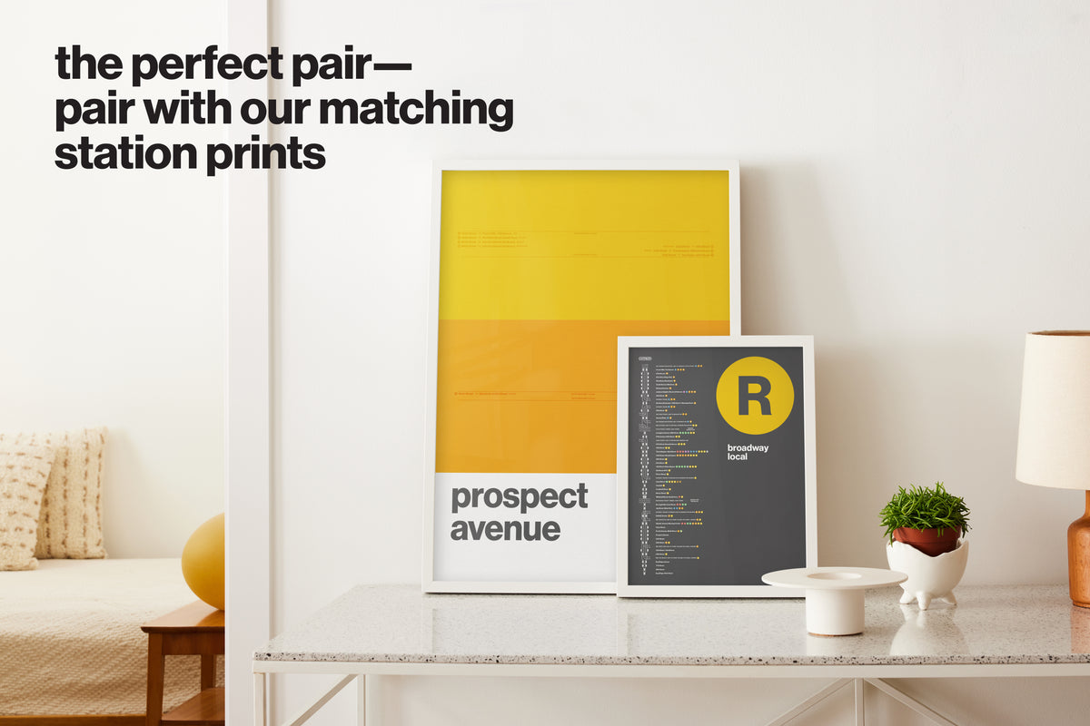 R Train Platform Print – NYC Subway