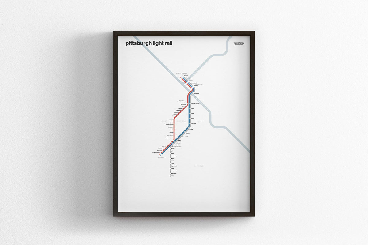 Pittsburgh Light Rail – Light Mode