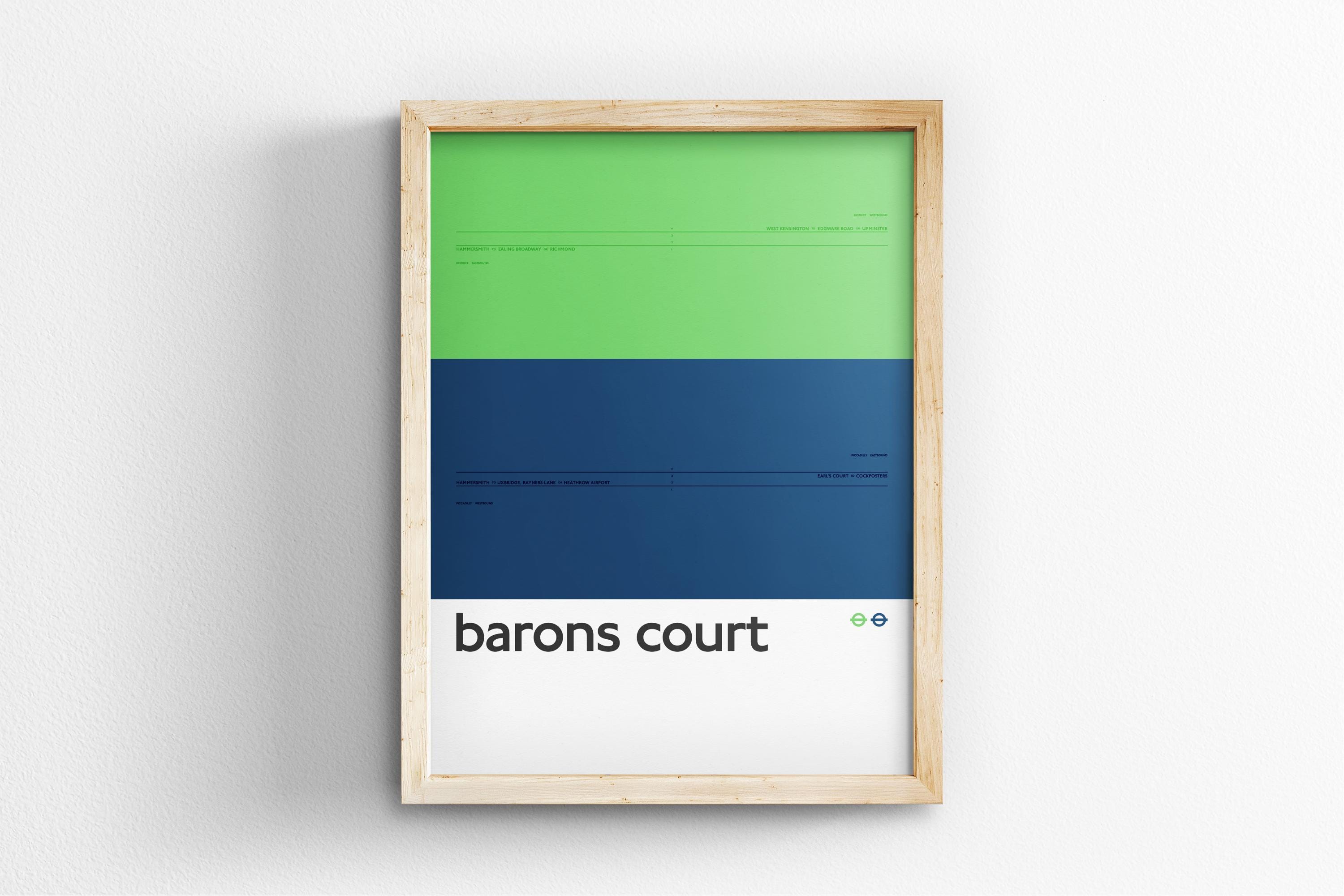 Barons Court Station – London Underground